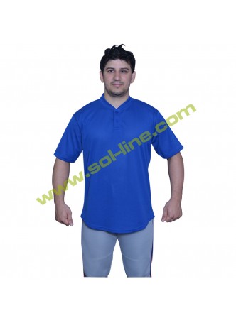 Light Weight Mesh Two Button Down Half Sleeve Jerseys